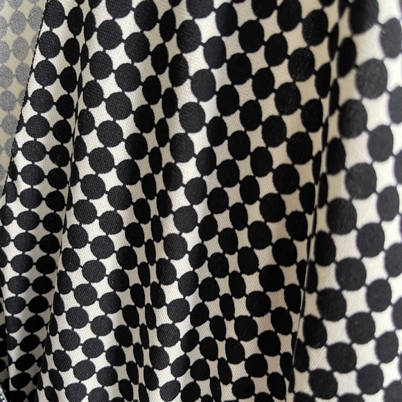 MAX STUDIO Polka Dot Black White Maxi Dress Sleeveless Waist Size XL - Picture 5 of 8